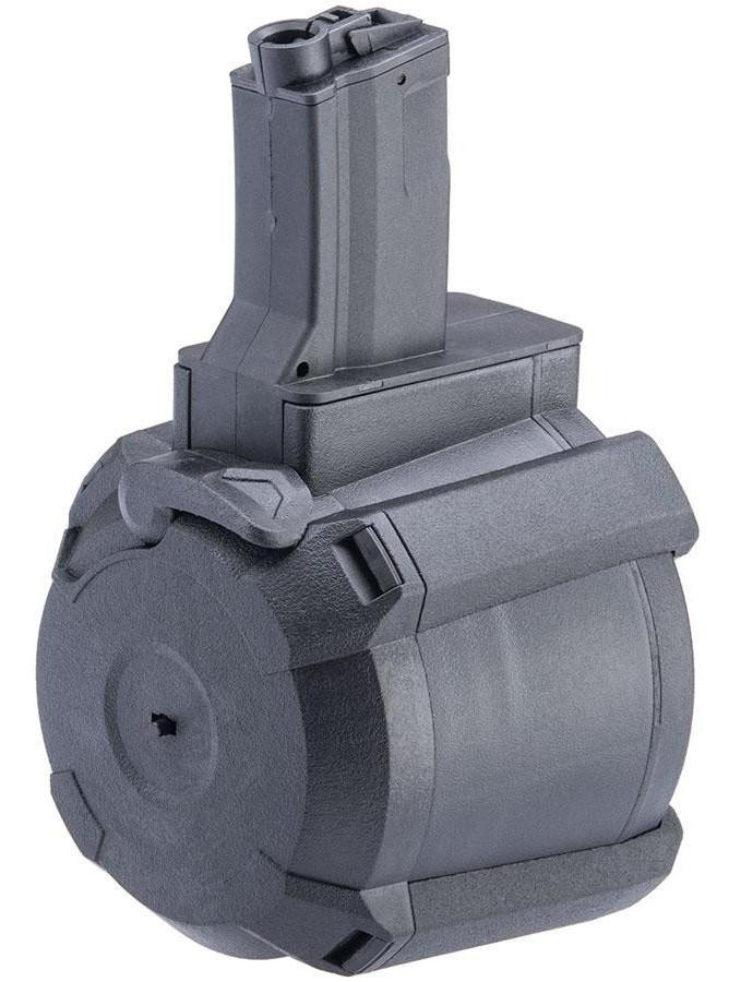 Avengers 1200 Round Electric Drum Magazine for MP5, Black