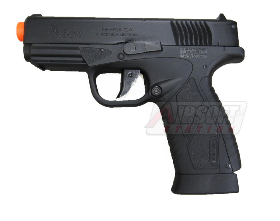 BERSA BP9CC CO2 Airsoft Pistol by ASG, Non-Blowback
