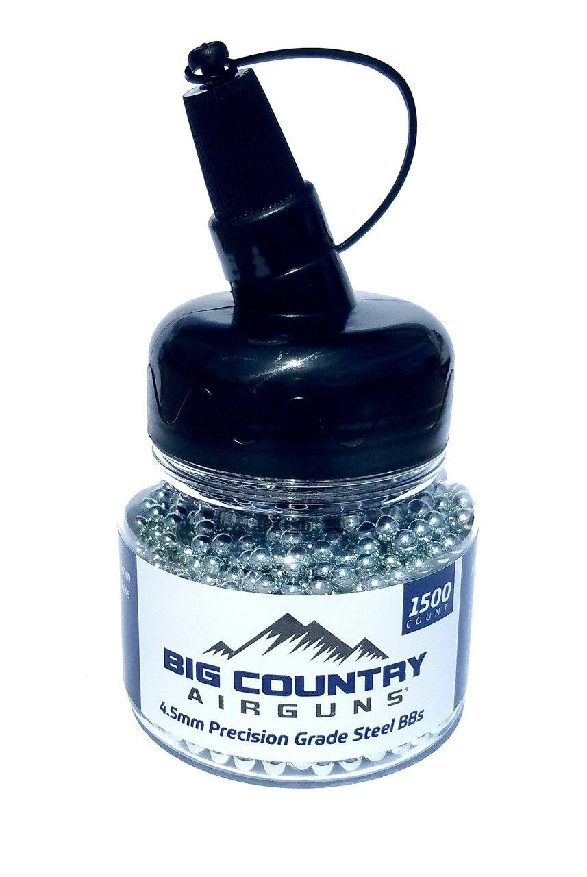 Big Country Airguns Precision Grade 4.5mm Steel BBs, 1500 Count