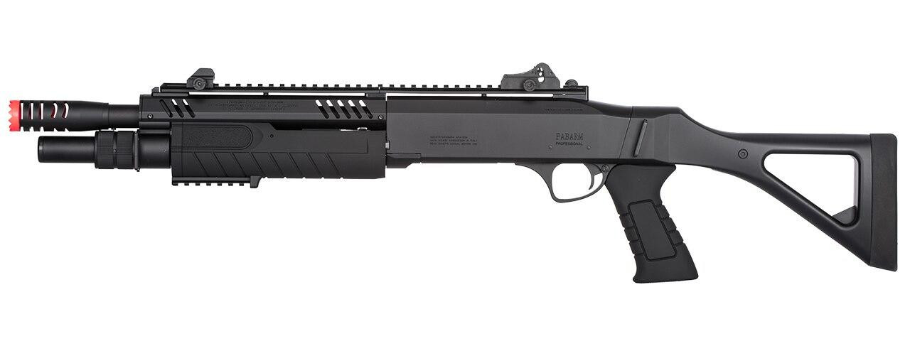 BO Manufacture FABARM STF12 11" Barrel Pump Action Shotgun w/ Stock, Black