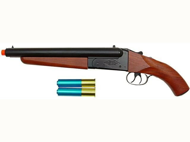 Break-Action Double Barrel Gas Airsoft Shotgun
