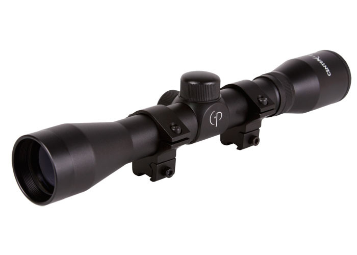 CenterPoint AR22 Series 4x32 Rifle Scope, 3/8" Rings, Dovetail Mount, Black