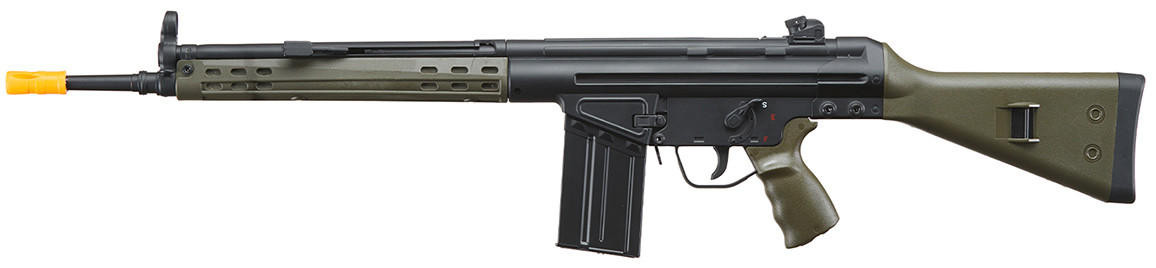 Classic Army CA-A3 Full Size Airsoft AEG Rifle, OD Green