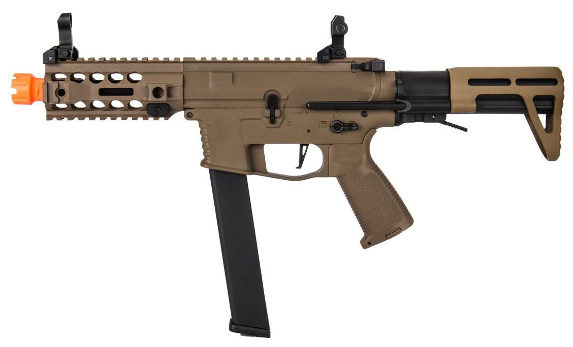 Classic Army PX-9 AEG SMG Airsoft Rifle, Desert Earth
