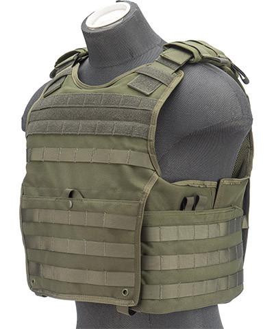 Code 11 Medium Exo Plate Carrier, OD Green