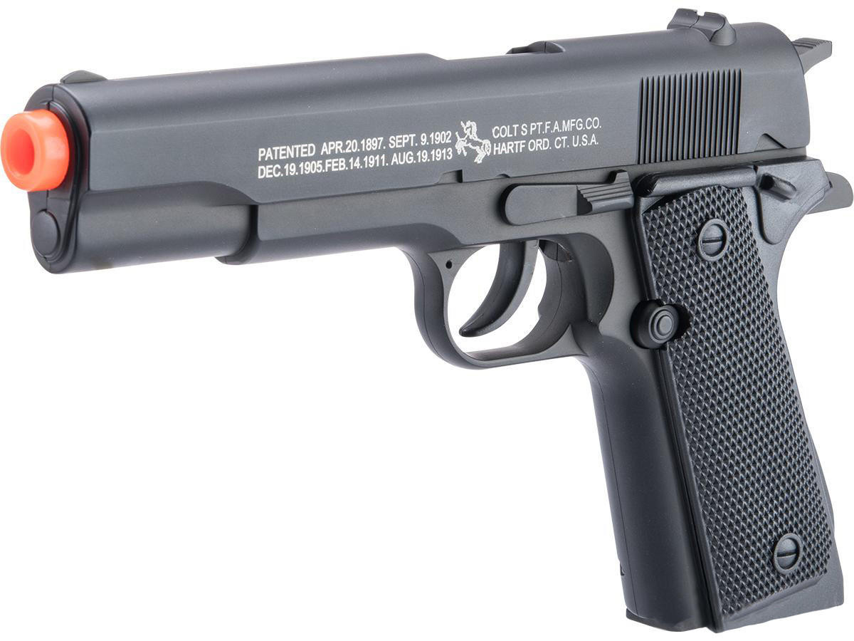 Colt Licensed 1911 CO2 NBB High Power Airsoft Pistol, Black