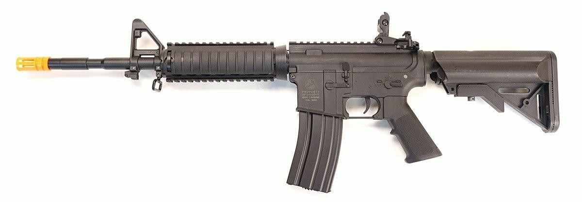 Colt M4 RIS Flat Top Sportline AEG Airsoft Rifle, Black
