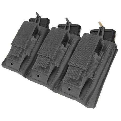 Condor MOLLE Triple Kangaroo Mag Pouch, Black