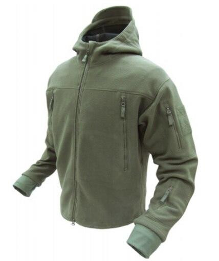 Condor Outdoor Tactical Sierra Hooded Fleece Jacket #605, OD Green