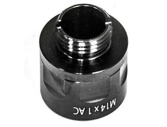 CowCow Hi-Capa A01 Stainless Steel Silencer Adapter, Black