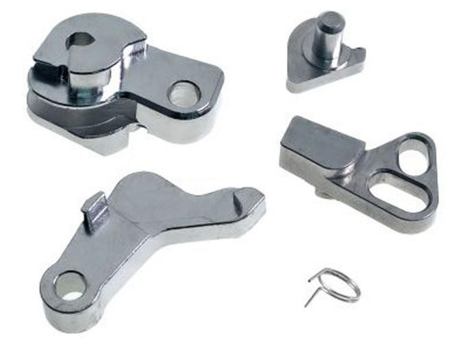 Cowcow Stainless Steel Hammer Set for Elite Force Glock 18C Gas Blowback Airsoft Pistols, Silver