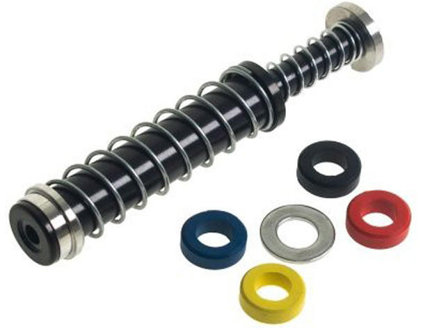 CowCow Stainless Steel Guide Rod Set for Umarex Glock 19X Gen 4 Gas Blowback Pistols, Black