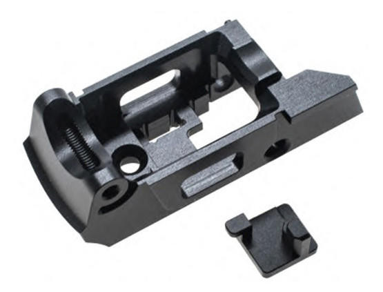CowCow Technology Aluminum Enhanced Trigger Housing for Action Army AAP-01 GBB Airsoft Pistol, Black