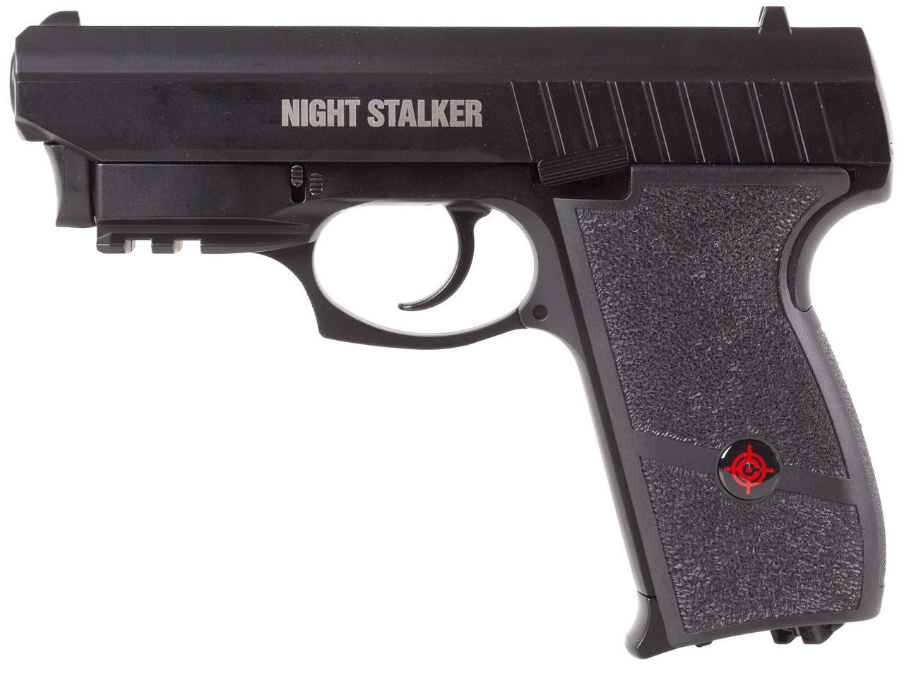 Crosman Night Stalker CO2 Blowback 0.177 Cal Airgun, Black