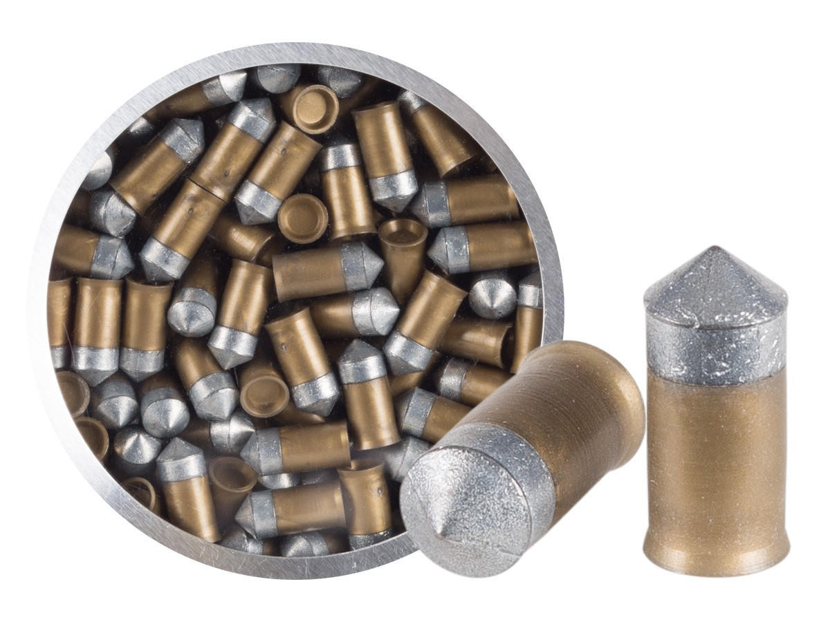 Crosman PowerShot Gold Flight Penetrator .177 Cal 8.5 Grains Pointed Lead-Free Pellets, 125ct