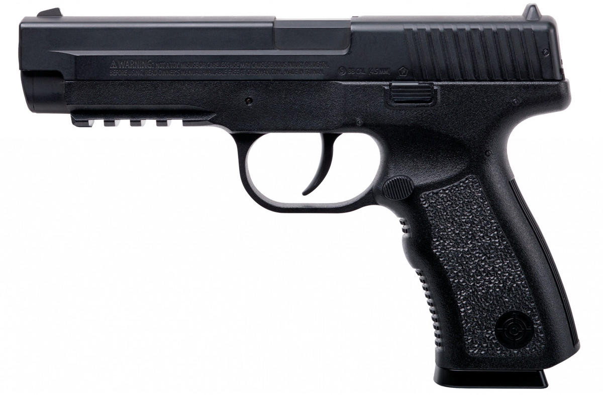 Crosman PSM45 Spring Powered 0.177 Cal Airgun, Black