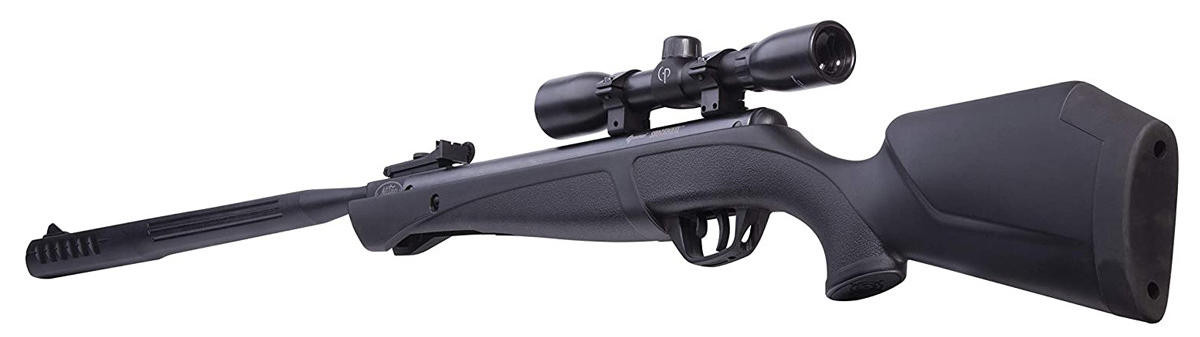 Crosman Shockwave NP QuietFire Air Rifle .177 Cal w/ Lead Pellet, Black