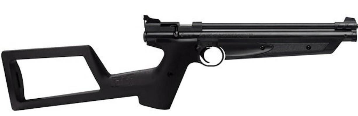Crosman with Shoulder Stock 0.177 Cal Airgun, Black