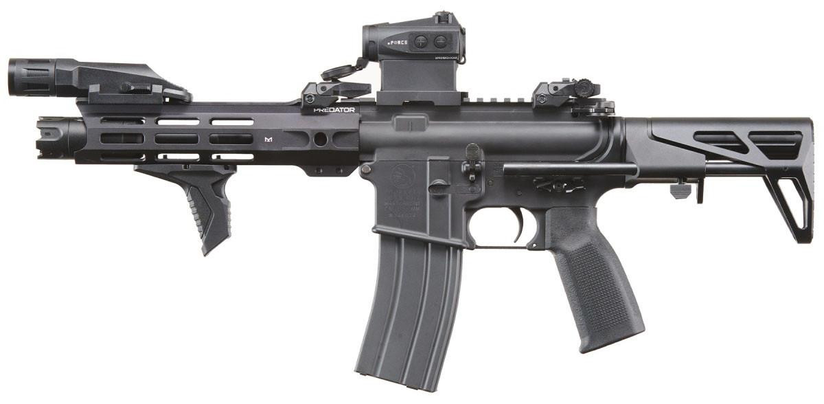 Custom Agave Ferret Tokyo Marui MWS Gas Blowback Airsoft Rifle, Black