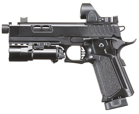 Custom Army Armament KAGE R604 Hi-Capa GBB Airsoft Pistol, Black