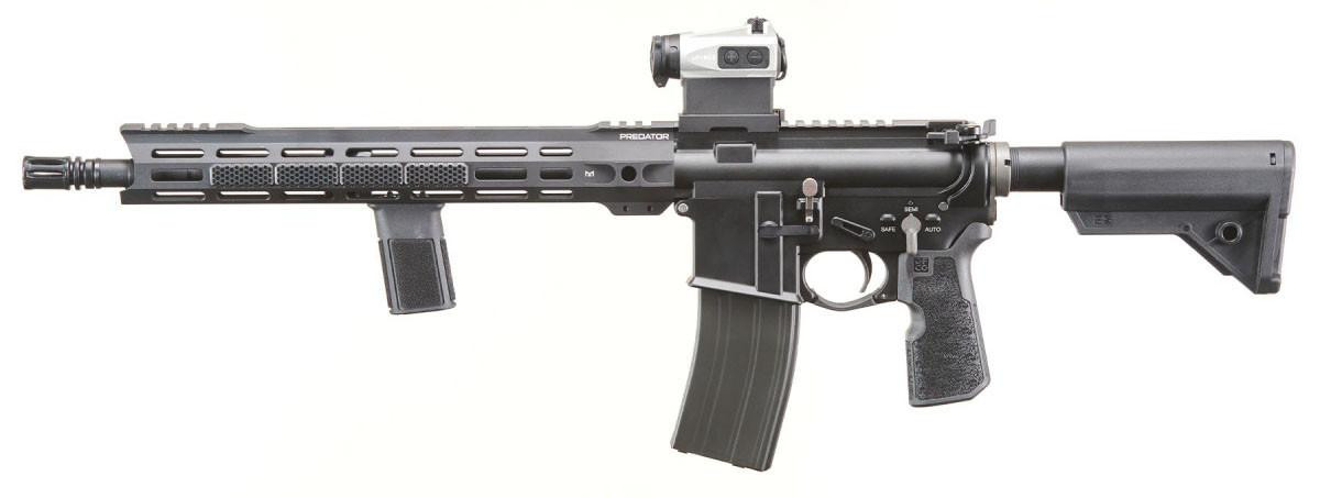 Custom Moirai KLI SR4 ZAROS CO2 Series Gas Blowback Airsoft Rifle, Black