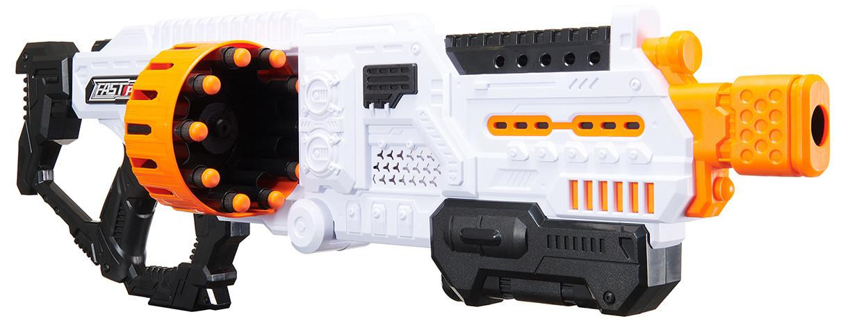 Cyber Walker Fast Space Electric Dart Blaster, White/Orange