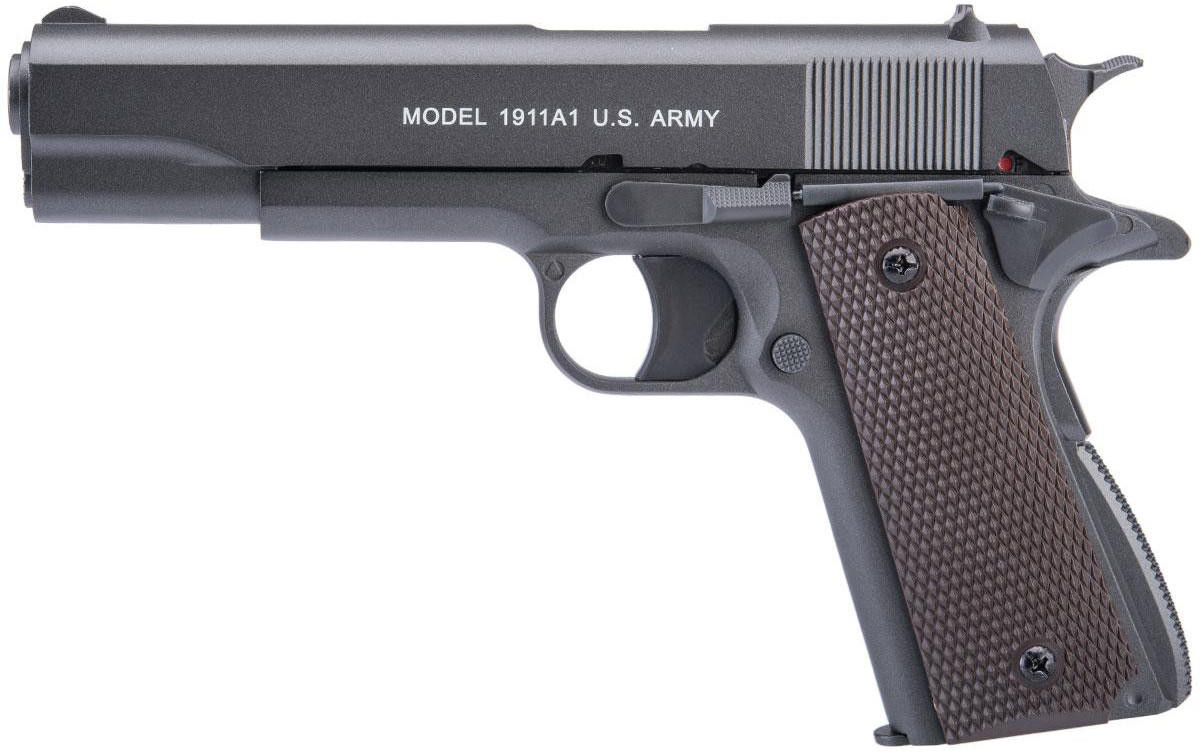 Cybergun Auto Ordnance Licensed 1911 .177 cal CO2 Air Pellet Airgun Pistol, Two-Tone