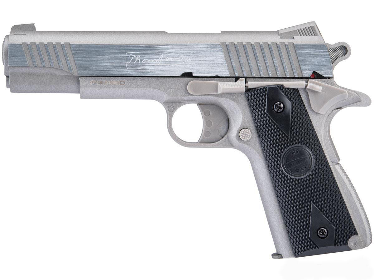 Cybergun Auto Ordnance 1911 CO2 NBB .177cal Pellet BB Air Pistol, Brushed Stainless