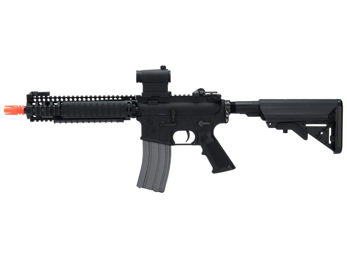 Cybergun Colt Licensed MK18 MOD1 Full Metal AEG Airsoft Rifle by VFC, Black