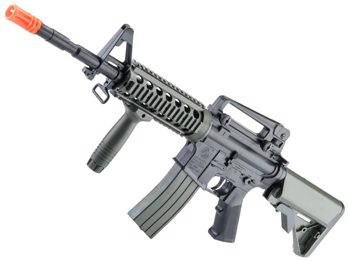 Cybergun Colt Licensed Tactical M4 Entry Level Airsoft AEG Rifle, Ranger Green