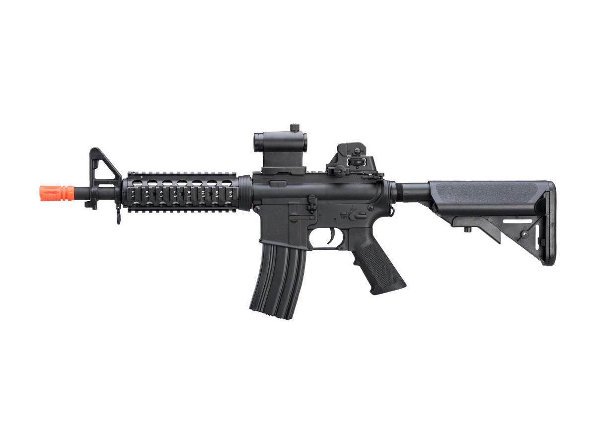 Cybergun Colt Licensed M4 CQB RIS AEG Airsoft Rifle, Black