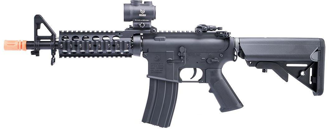 Cybergun Colt M4 E&C CQB AEG Airsoft Rifle w/ E-Shooter MOSFET, Black