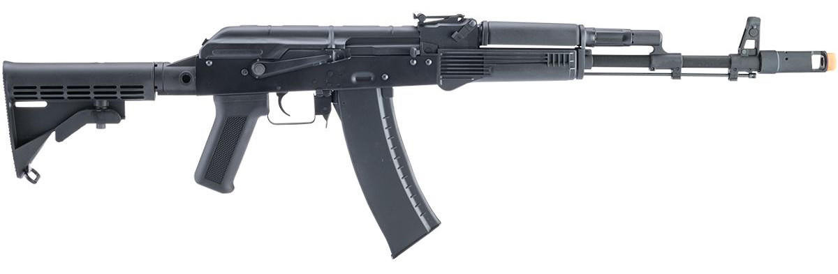 Cybergun Kalashnikov Licensed Steel Receiver AK-74 Series Airsoft AEG Rifle, Black