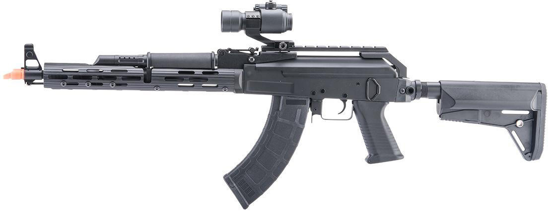CYMA AKS-47 Spetsnaz Op. Airsoft AEG Rifle, Black