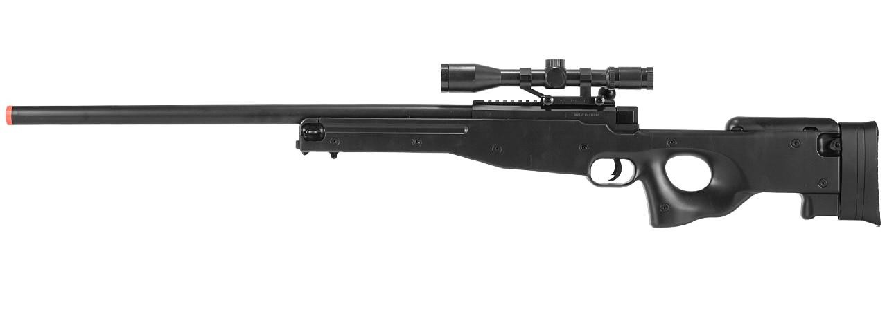 CYMA MK96 Bolt Action Airsoft Sniper Rifle w/ Scope, Black