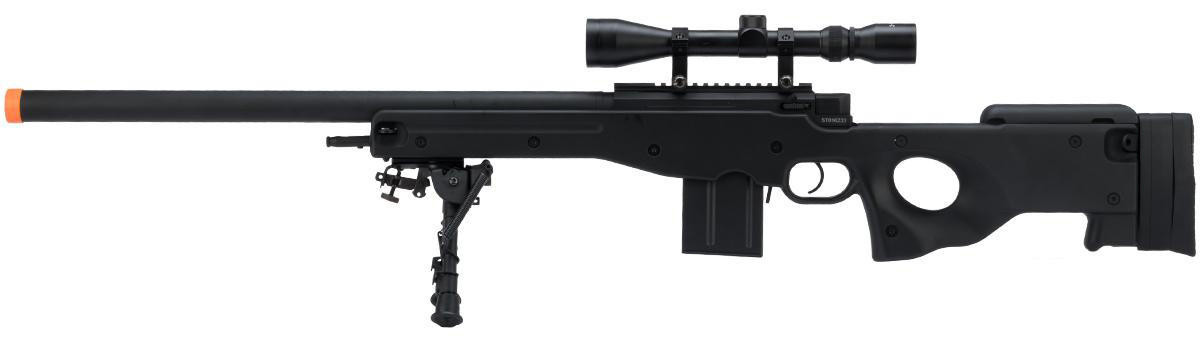 CYMA Standard L96 Bolt Action High Power Airsoft Sniper Rifle, Black