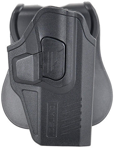 Cytac Concealable Hard Shell Holster For Glock G19, G23, G21, Black