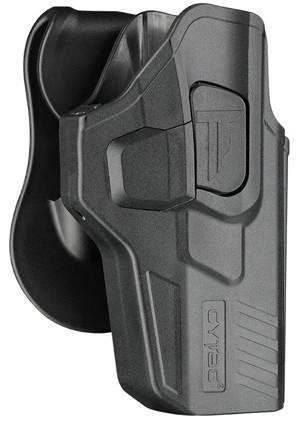 Cytac Hard Shell Holster for Glock Gas Blowback Airsoft Pistols, Black