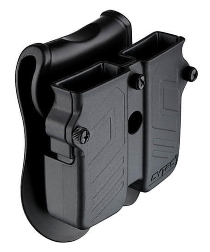 Cytac Universal Double Magazine Pouch, Black