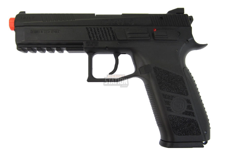 CZ P-09 Gas Blowback Airsoft Pistol w/ Metal Slide by ASG & KJW