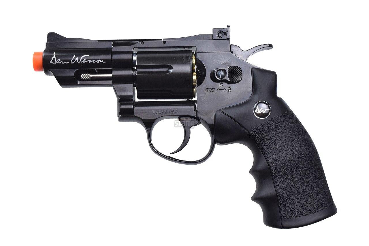 Dan Wesson 2.5" Stubby CO2 Airsoft Revolver, Black