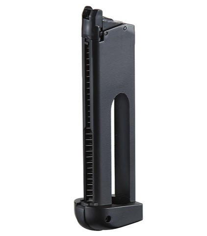 Double Bell AM45 Gas Blowback 18rd CO2 Airsoft Magazine, Black