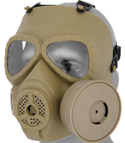 Dummy Anti-Fog 191T Airsoft Gas Mask, Tan