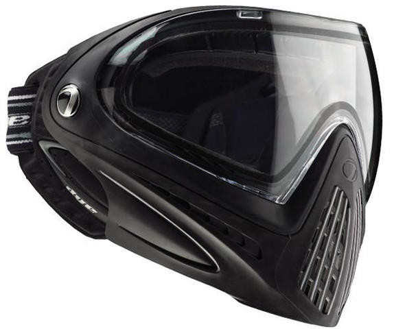 Dye I4 Thermal Lens Airsoft Full Face Mask w/ Protective Carrying Bag, Black