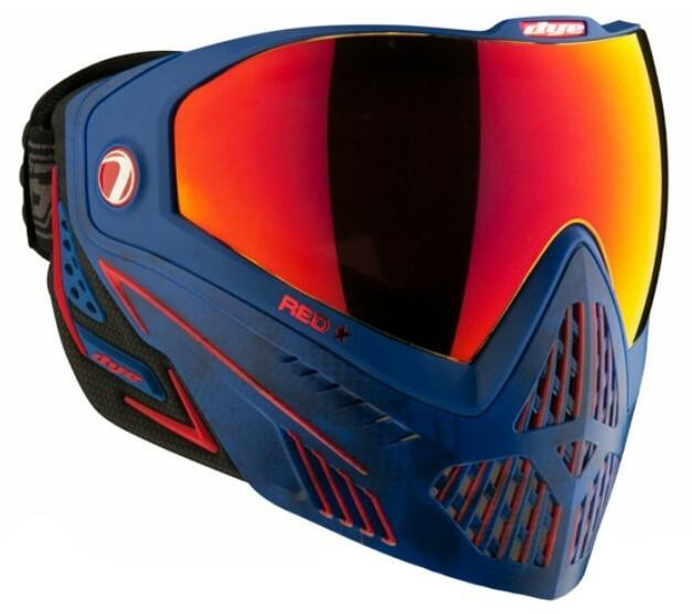 Dye i5 Pro Airsoft Full Face Mask, Red Legion