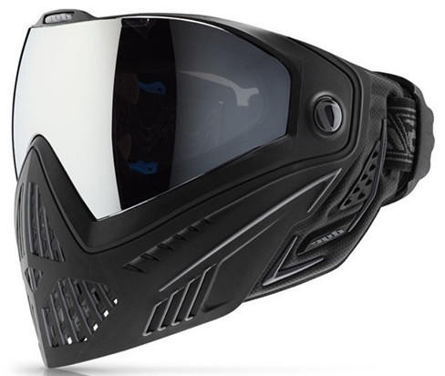 Dye i5 Pro Airsoft Storm Onyx Goggles & Full Face Mask, Black/Grey