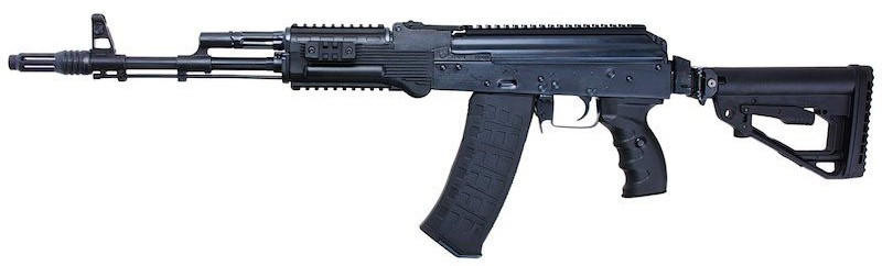 E&L AK74M3 E-Platinum w/ Custom ASTER SE 10 Years Anniversary Special Edition Airsoft AEG Rifle, Bla