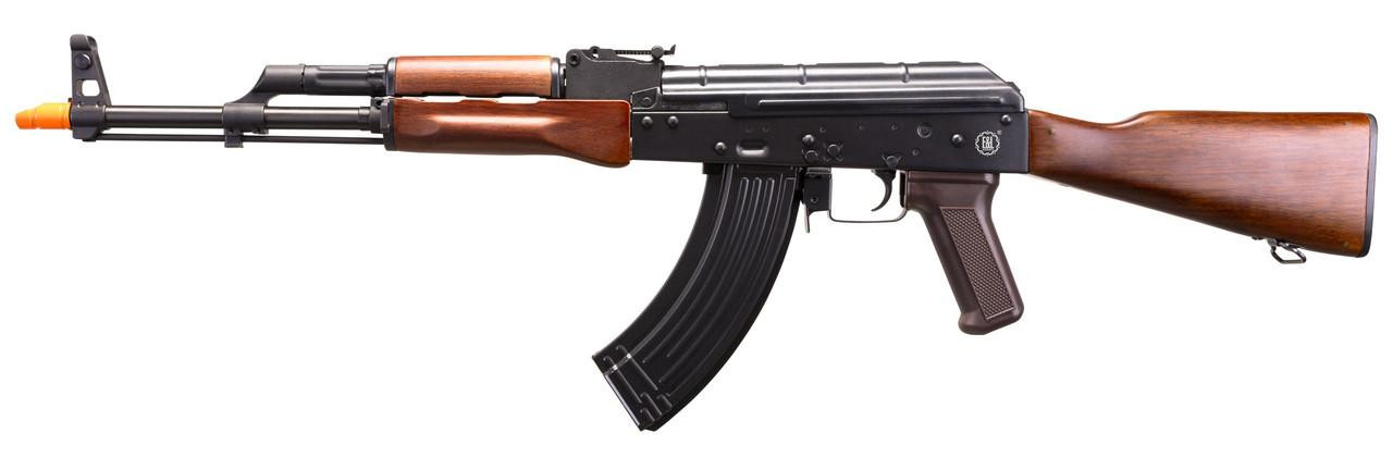 E&L AKM Platinum 2.0 ETU V3 AEG Airsoft Rifle, Black/Wood