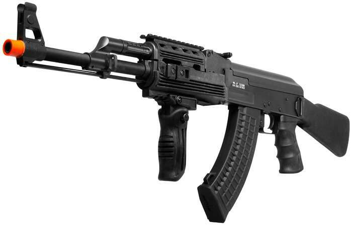 Echo 1 Red Star AK47 RIS Metal Airsoft AEG Rifle, Black