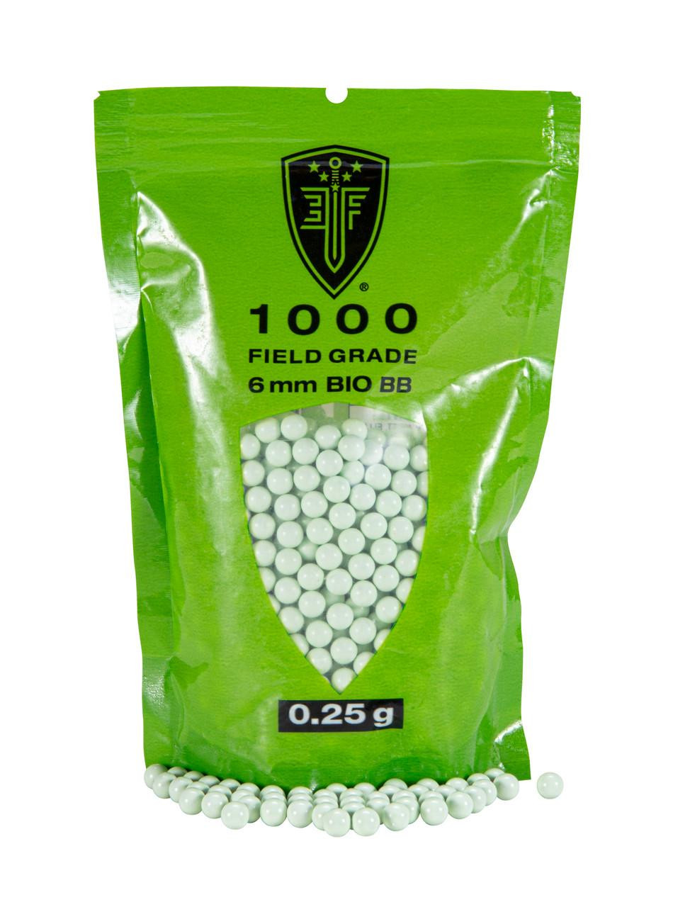 Elite Force BIO Field BBs .25g, 1000 ct, White